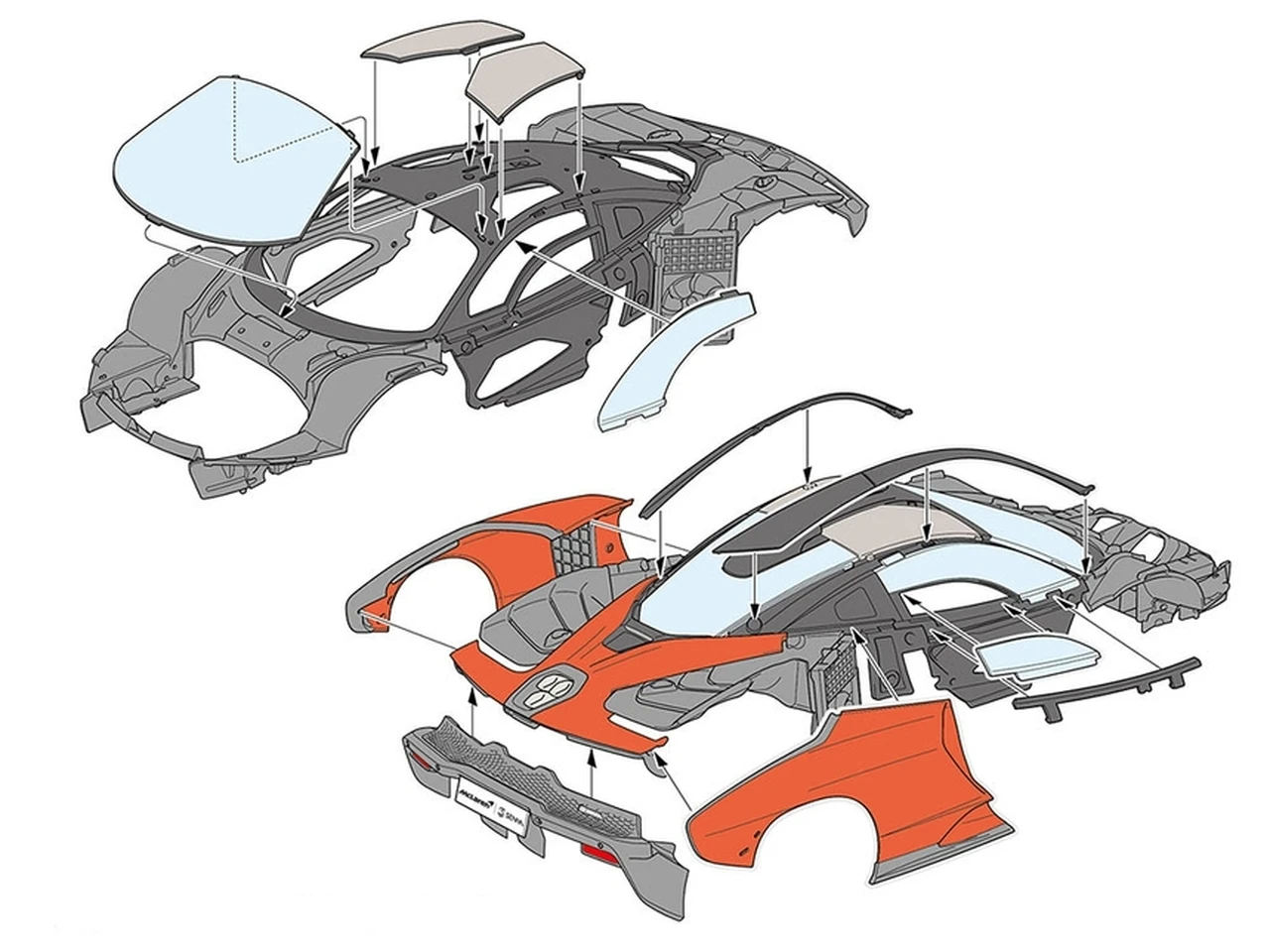 McLaren Senna Sports Car 1/24 Tamiya - Image 8