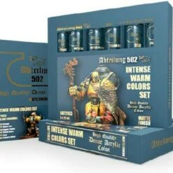 Intense Warm Acrylic Paint Set (6 Colors) 20ml Tubes Abteilung 502