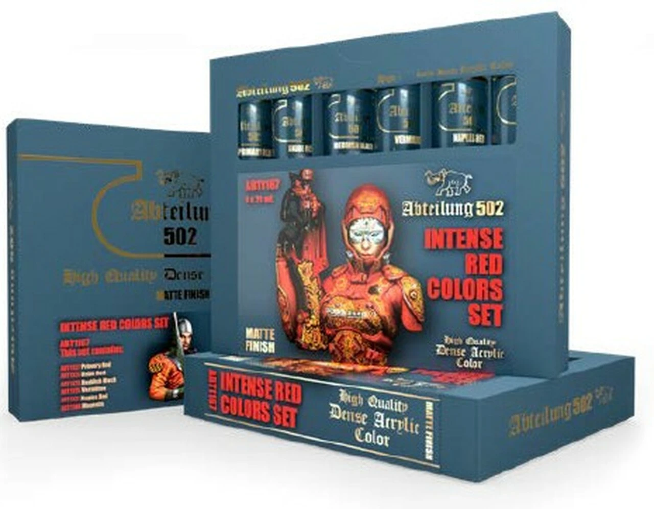 Intense Red Acrylic Paint Set (6 Colors) 20ml Tubes Abteilung 502
