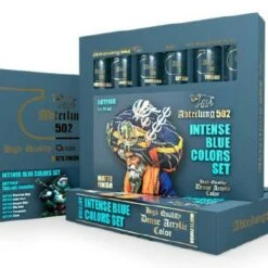 Intense Blue Acrylic Paint Set (6 Colors) 20ml Tubes Abteilung 502
