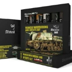 Vehicle Weathering & Effect Oil Paint Set (6 Colors) 20ml Tubes Abteilung 502