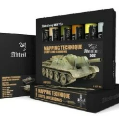 Mapping Technique Lights & Shadows Weathering Oil Paint Set (6 Colors) 20ml Tubes Abteilung 502