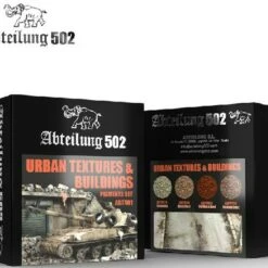 Urban Textures & Buildings Pigment Set (4 Colors) 20ml Bottles Abteilung 502
