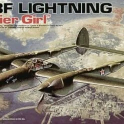 P-38F Glacier Girl WWII Fighter 1/48 Academy