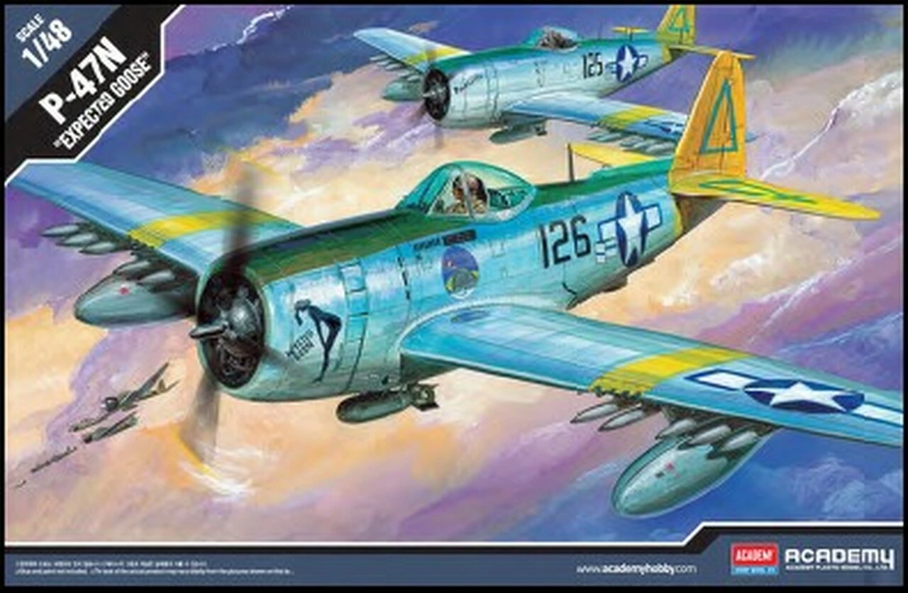 P-47N Special Expected Goose Fighter 1/48 Academy