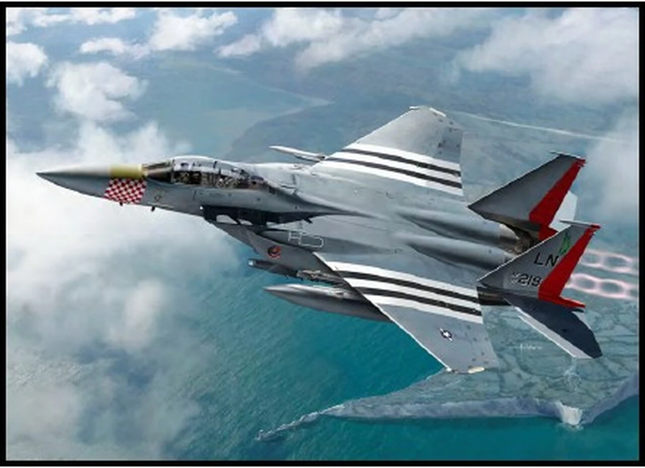 F-15E USAF All-Weather Multi-Role Combat Aircraft D-Day 75th Anniversary 1/72 Academy