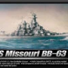 1/700 USS Missouri BB63 Mighty Mo Battleship Academy