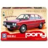 Hyundai Pony 4-Door Car 1/24 Academy