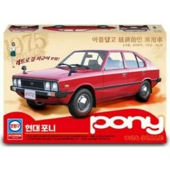 Hyundai Pony 4-Door Car 1/24 Academy