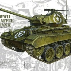WWII US M24 Chaffee Light Tank 1/35 AFV Club