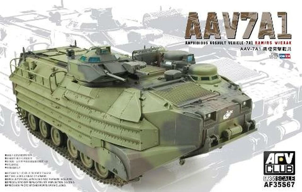 AAVP7A1 RAM/RS w/EAAK Amphibious Assault Vehicle 1/35 AFV Club