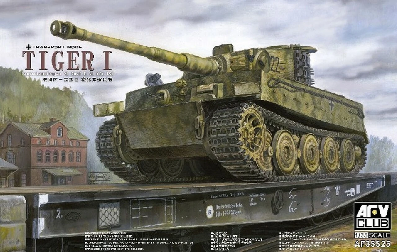 Tiger I PzKpfw VI Ausf E SdKfz 181 Tank 1/35 AFV Club