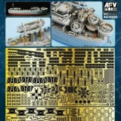 Photo-Etch Conversion Kit for USN Type 2 LSTs LST-1 Class Landing Ship 1/350 AFV Club