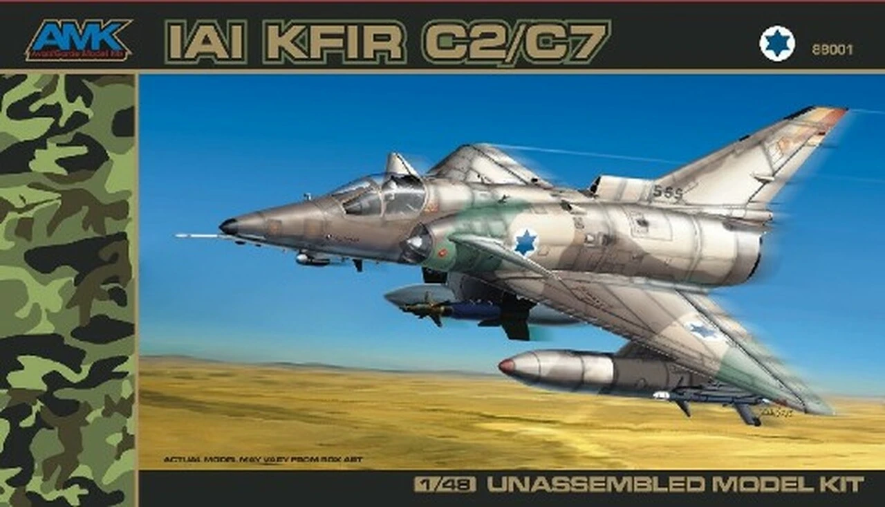 Kfir C2/C7 Israeli Air Force 1/48 AMK Model Kits