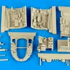 A6M5 Zero Fighter Cockpit Set (For Tamiya) (Resin) 1/32 Aires
