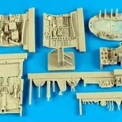A6M2b Zero Fighter Cockpit Set (For Tamiya) (Resin) 1/32 Aires
