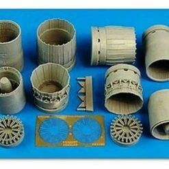 MiG29A/K/M/UB/UM Fulcrum Exhaust Nozzles for TRP 1/32 Aires