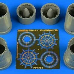 Su-27 Flanker B Exhaust Nozzles For HBO 1/48 Aires Hobby