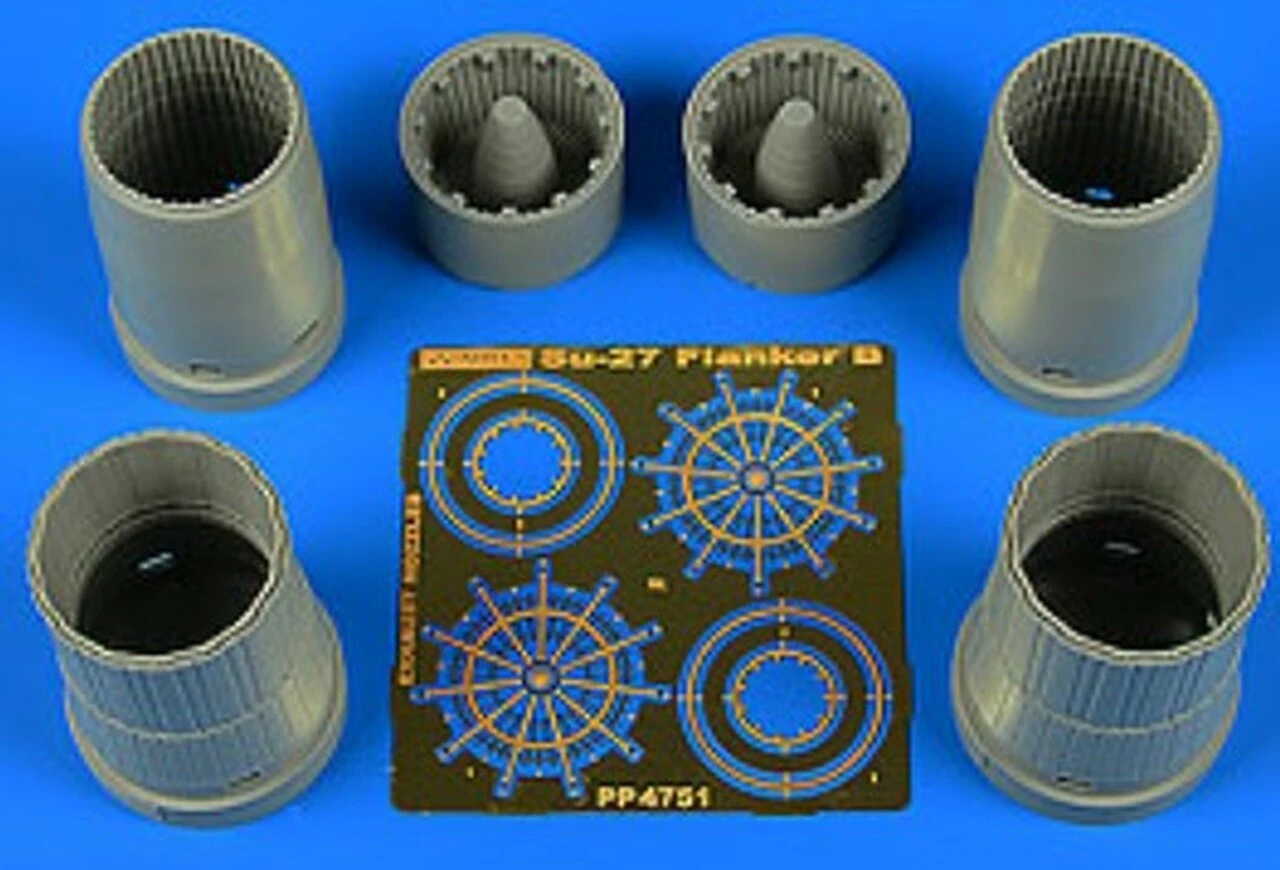 Su-27 Flanker B Exhaust Nozzles For HBO 1/48 Aires Hobby