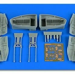 Beaufighter TF X Wheel Bay Set For RVL 1/48 Aires