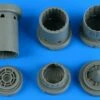 F-104S/G Starfighter Exhaust Nozzle For HSG (Resin) 1/48 Aires