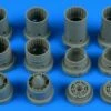 F-4B Phantom II Exhaust Nozzles For TAM (Resin) 1/48 Aires Hobby