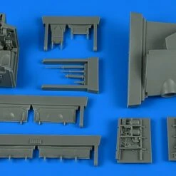 Harrier AV-8A Wheel Bay For KIN (Resin) 1/48 Aires