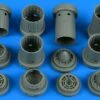 F-4E/EJ/F/G/J/S Phantom II Exhaust Nozzles For HSG (Resin) 1/48 Aires