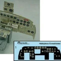 Consolidated B-24 Liberator Instrument Panel Upgrade For HobbyBoss 1/32 Airscale Consolidated B-24 Liberator Instrument Panel Upgrade for HobbyBoss 1/32 Airscale