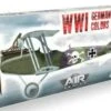 Air Series: WWI German Aircraft Acrylic Paint Set (8 Colors) 17ml Bottles AK Interactive