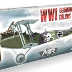Air Series: WWI German Aircraft Acrylic Paint Set (8 Colors) 17ml Bottles AK Interactive
