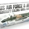 Air Series: US Air Force & ANG Aircraft 1960s-1980s Acrylic Paint Set (8 Colors) 17ml Bottles AK Interactive