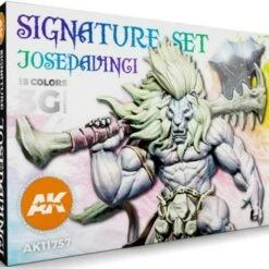 Josedavinci Signature Acrylic Paint Set (18 Colors) 17ml Bottles AK Interactive