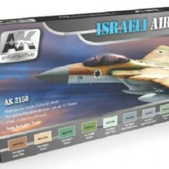 Air Series: Israeli Air Force Acrylic Paint Set (8 Colors) 17ml Bottles AK Interactive