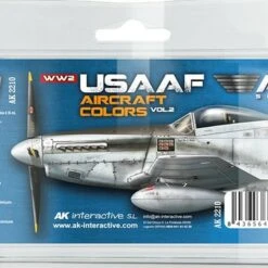 Air Series: WWII USAAF Aircraft Vol.2 Acrylic Paint Set (5 Colors) AK Interactive