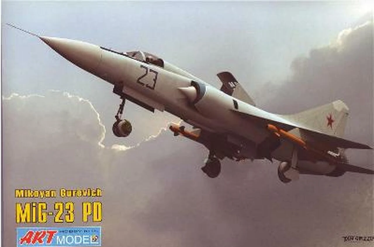 Mikoyan MiG-23PD 1st Prototype Soviet Aircraft 1/72 Art Model Kits