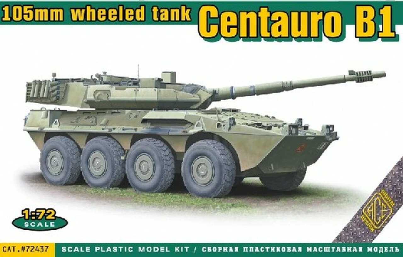 Centauro B1 105mm Wheeled Tank Destroyer 1/72 Ace Models
