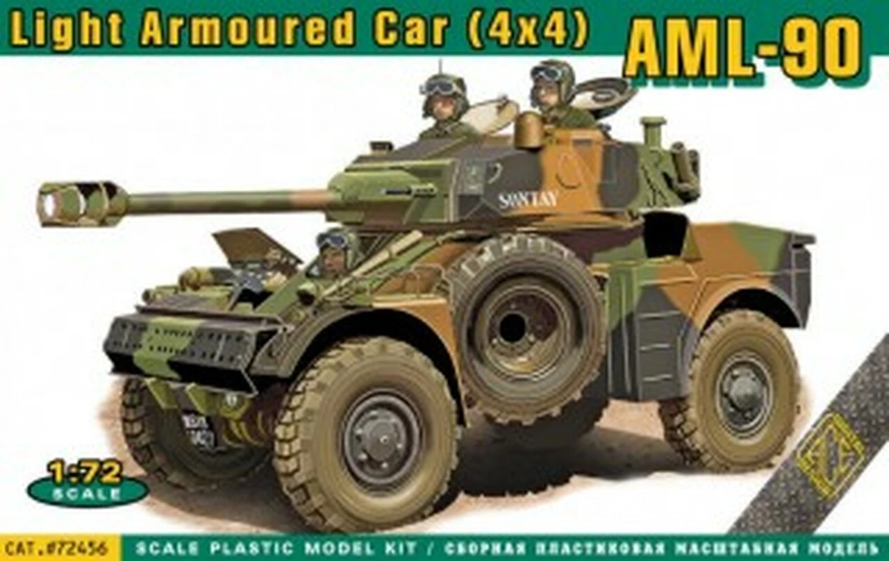 AML-90 Light Armoured 4x4 Vehicle 1/72 Ace Models