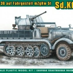 SdKfz 6/2 Halftrack w/3.7cm Flak 36 on Chassis mZgKw 5t 1/72 Ace Models