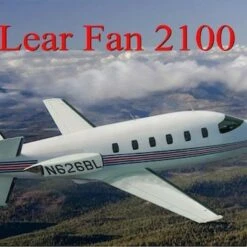 Lear Fan 2100 Turboprop Aircraft 1/72 A-Model