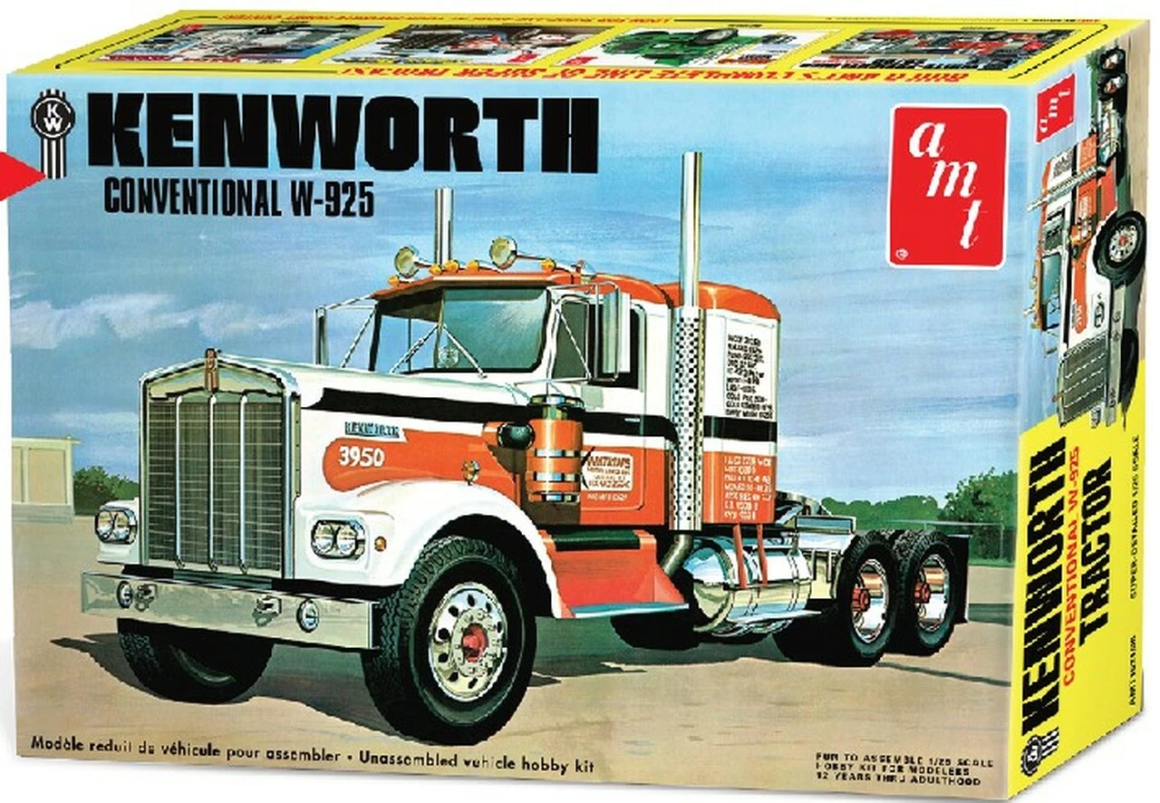 Kenworth Conventional W-925 1/25 AMT Kenworth Conventional W-925 1/25 AMT