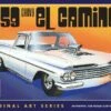 1959 Chevy El Camino Customizing Car 1/25 AMT Models