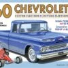 1960 Chevrolet Custom Fleetside Pickup Truck w/Go Kart 1/25 AMT Models