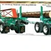 Peerless Roadrunner Logging Trailer 1/25 AMT Models