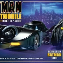 Batman 1989 Movie Batmobile w/Resin Batman Figure 1/25 AMT Models