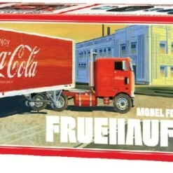 Fruehauf Van Model FB Beaded Panel Coca-Cola Semi-Trailer 1/25 AMT Models