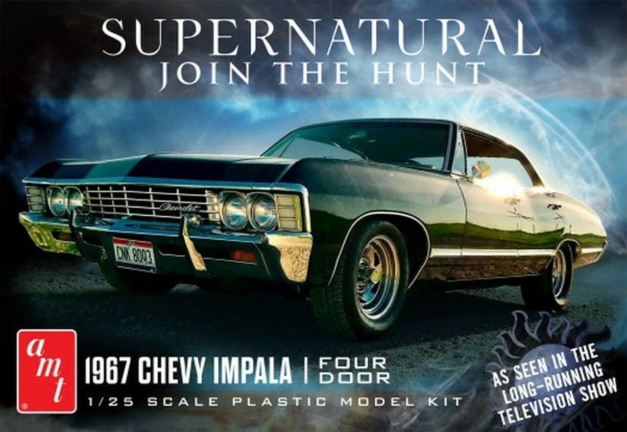 Supernatural 1967 Chevy Impala 4-Door 1/25 AMT Models