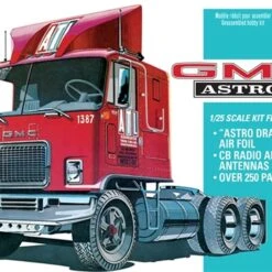 GMC Astro 95 Semi Tractor Cab 1/25 AMT Models