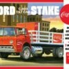 Ford C600 Tilt Cab Stake Bed Truck w/Coca-Cola Machines 1/25 AMT Models