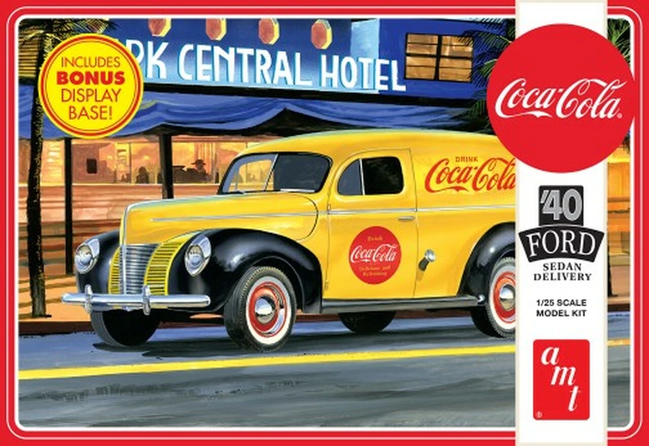 Coca-Cola 1940 Ford Sedan Delivery Van 1/25 AMT Models